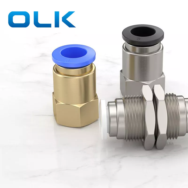 PCF Female Straight Push In Tube Fitting